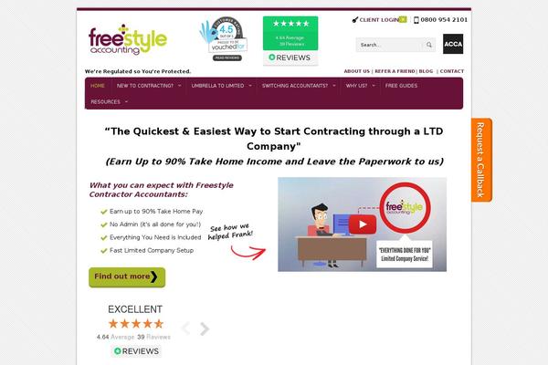 Blue Diamond v1.05 theme site design template sample