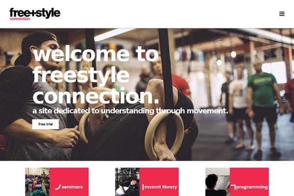 Freestyle theme site design template sample