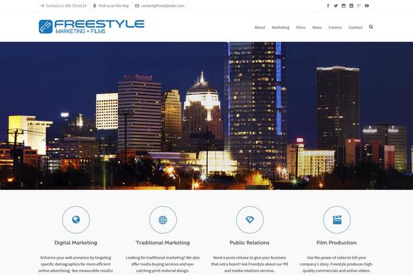 Freestyle theme site design template sample