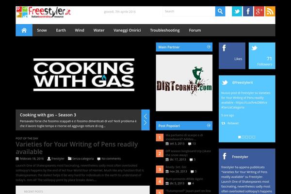 Metro theme site design template sample