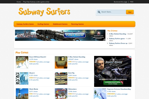 Durus theme site design template sample