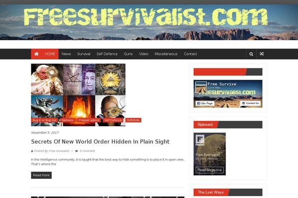ColorNews theme site design template sample