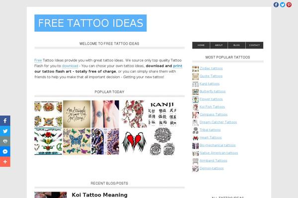 Site using Share Buttons by AddThis plugin