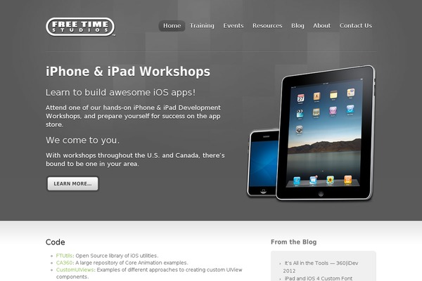 Inspire theme site design template sample