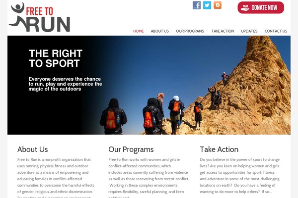 Enterprise Pro theme site design template sample