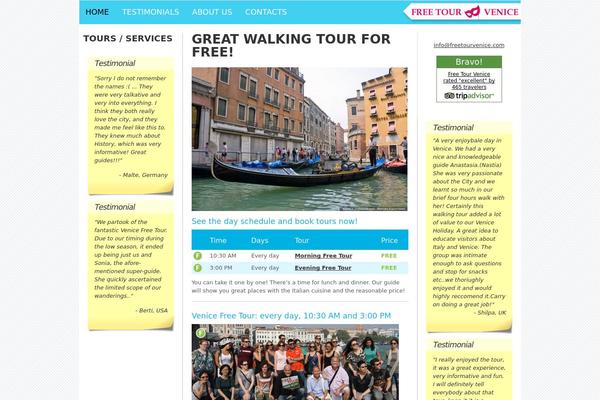 freetourvenice.com site used Yoo_pure_wp