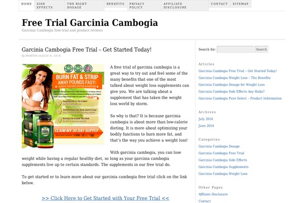 Thesis 1.8.5 theme site design template sample
