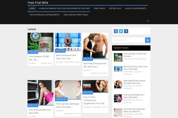 MagXP theme site design template sample