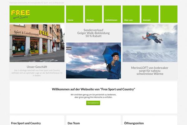 Metro theme site design template sample