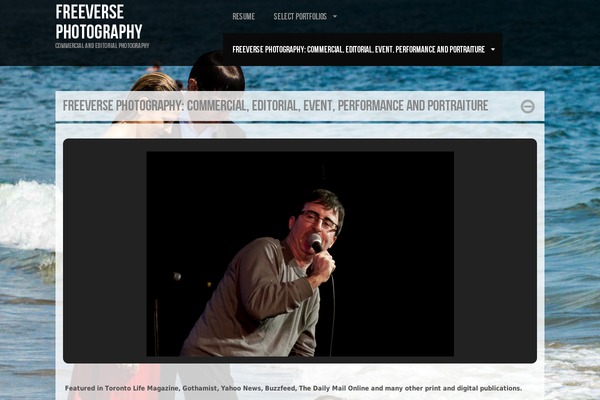 Lensa theme site design template sample
