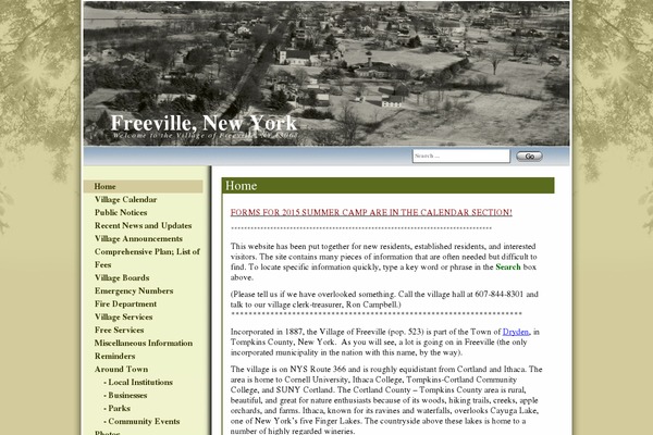 Site using Lsvr-townpress-toolkit plugin