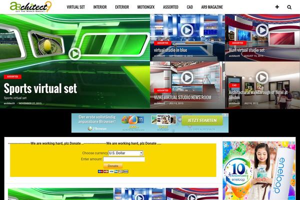 Top News theme site design template sample