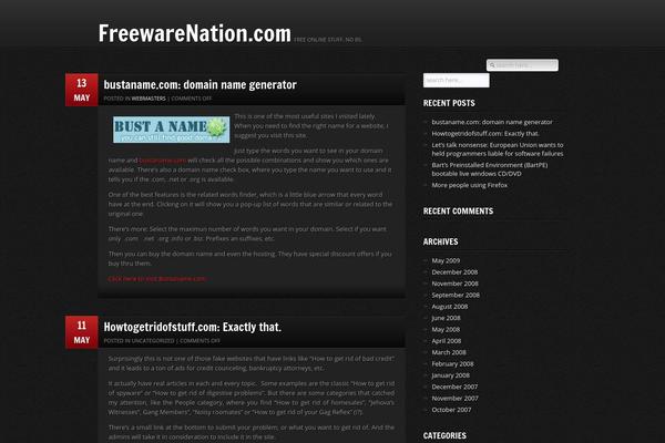 GamePress theme site design template sample