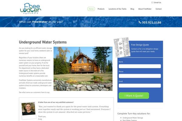 Novus theme site design template sample