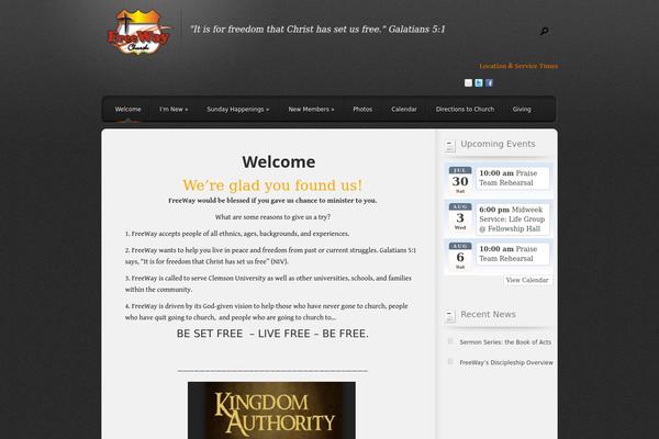 Polished theme site design template sample