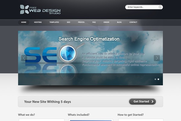 ShowTime theme site design template sample