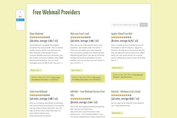 Greenleaf theme site design template sample