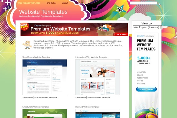 freewebsitetemplatez.com site used Gabfire Wp Showcase