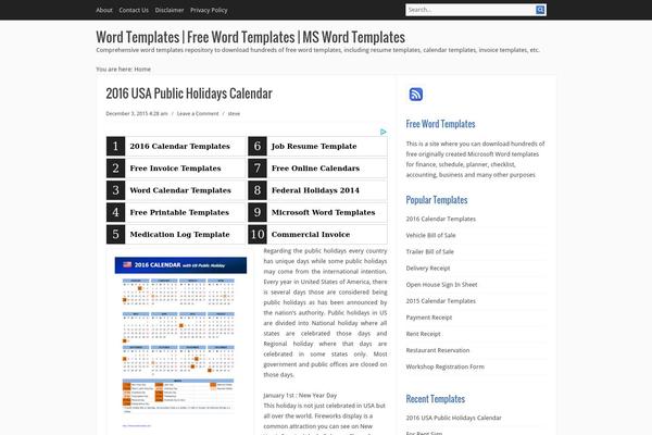 Ribosome theme site design template sample