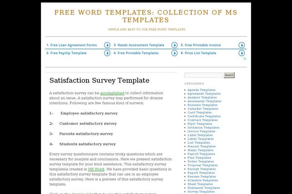 Brunelleschi theme site design template sample