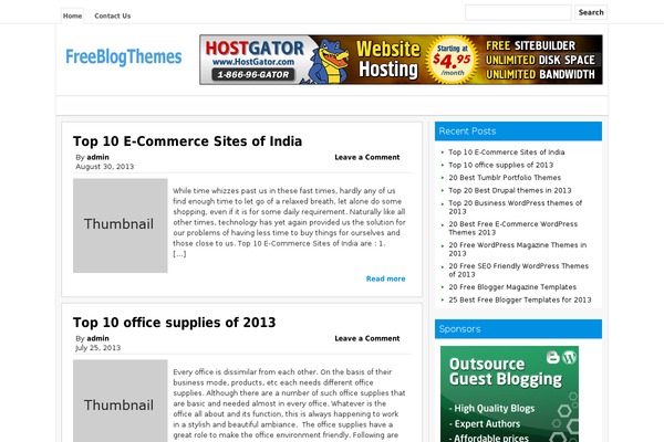freewpblogthemes.com site used Comppress