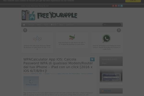 Site using Add Link to Facebook plugin