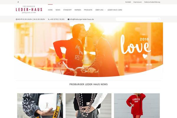 KLEO theme site design template sample