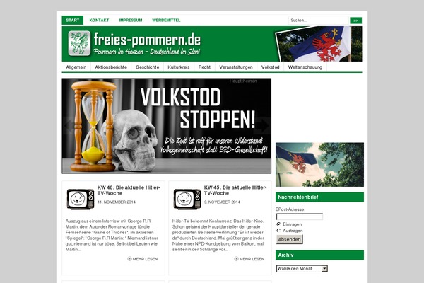 Channel theme site design template sample