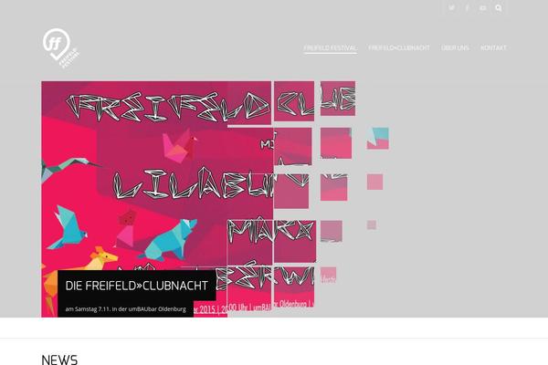 Metric theme site design template sample