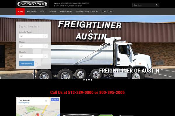 RedLine theme site design template sample
