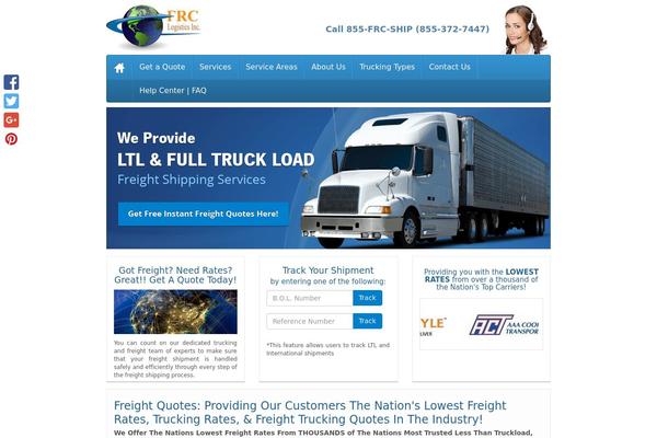 Frc theme site design template sample