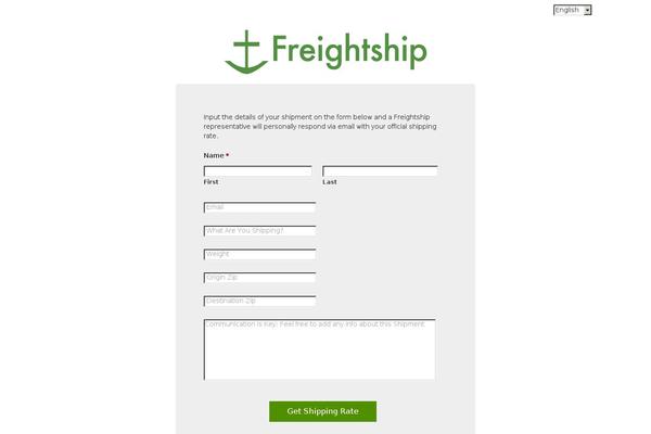 freightshipit.com site used Freight-ship