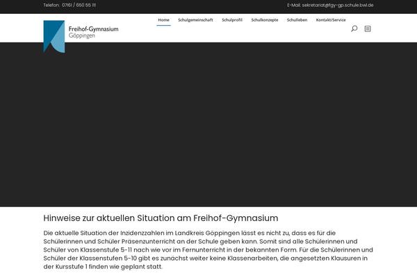 Academist theme site design template sample