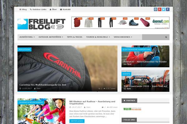 BetterMag theme site design template sample