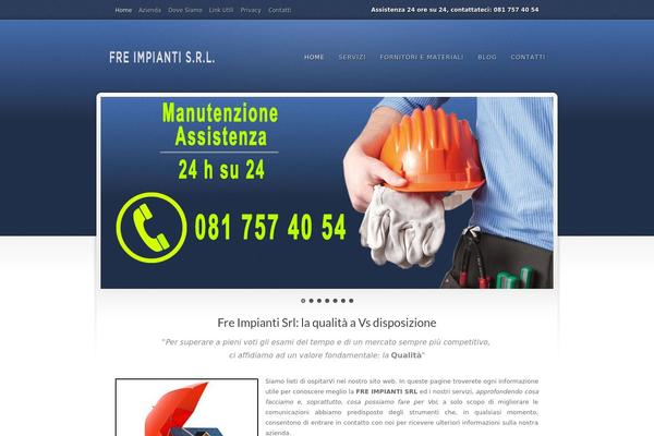 Arcadia theme site design template sample