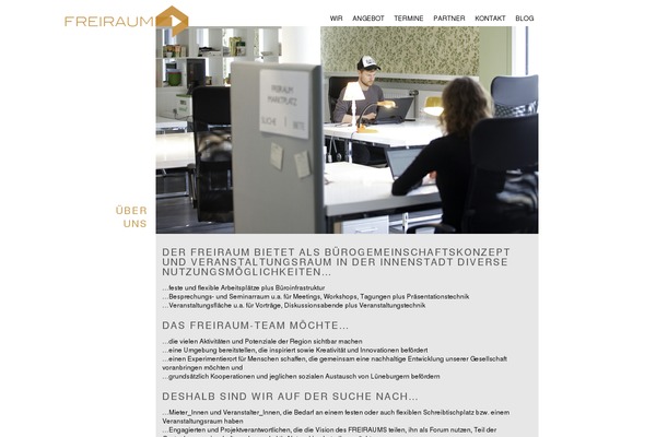 freiraum theme websites examples