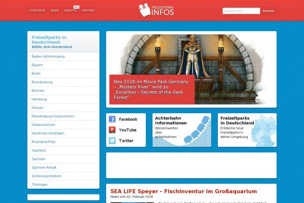 Frontend theme site design template sample