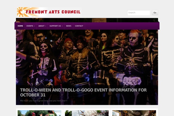 NonProfit theme site design template sample