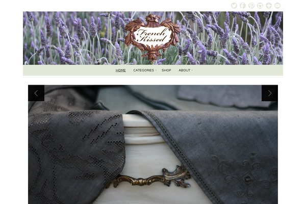 Isabelle theme site design template sample