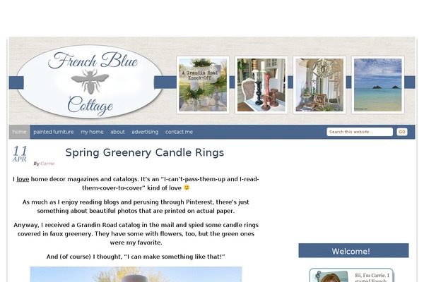 Vintage theme site design template sample