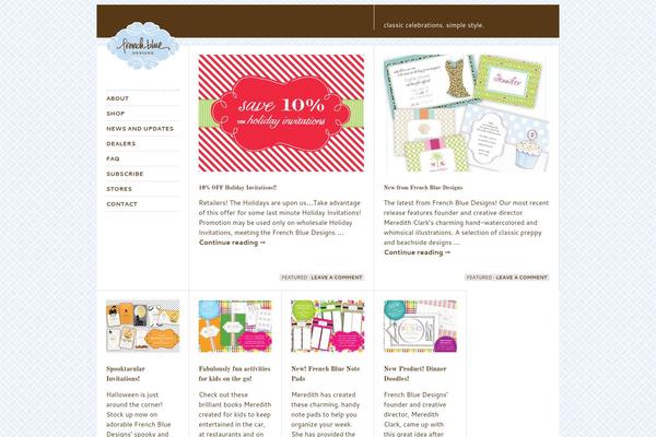 Suburbia theme site design template sample