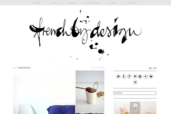 Generatepress_child theme site design template sample