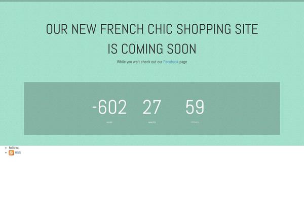 Site using Coming Soon by Supsystic plugin