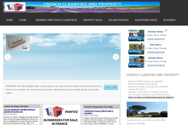 frenchclassifiedandproperty.com site used Blossom Magazine