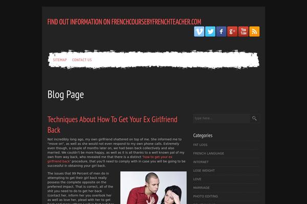 frenchcoursebyfrenchteacher.com site used my depressive