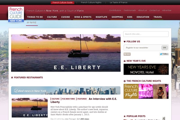 Daily theme site design template sample