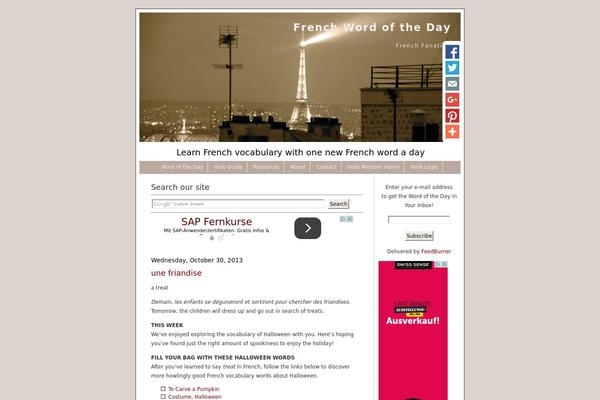 Daisy theme site design template sample
