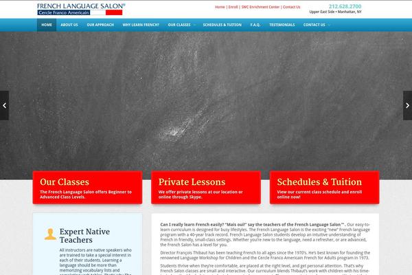 EDU theme site design template sample