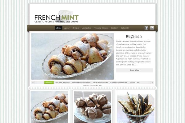 Restaurant theme site design template sample