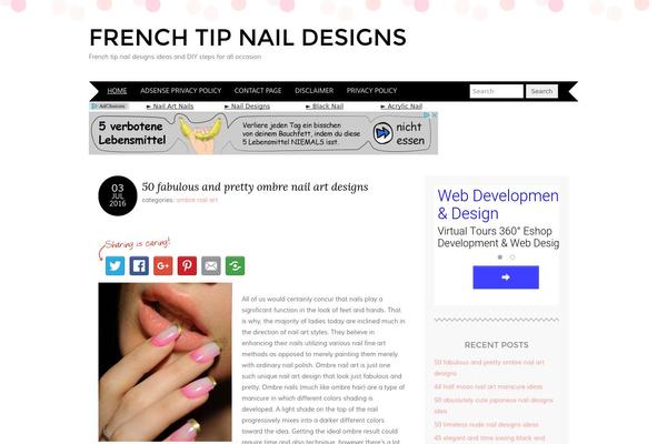 Adelle theme site design template sample